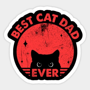 Best cat dad ever Sticker